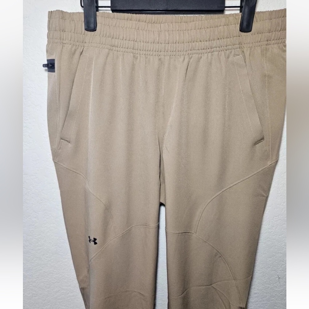 Under Armour Women's Unstoppable Jogger Pants Loose Fit Khaki Active Size XS - Picture 5 of 8